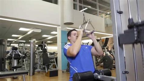 Lat Pulldown With V Bar Back Exercise Youtube