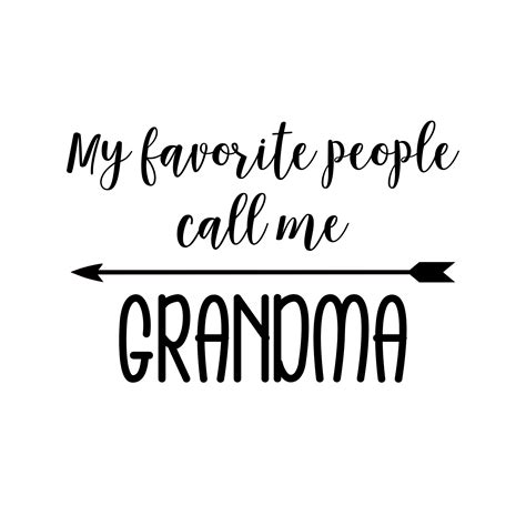 My Favorite People Call Me Grandma Svg Pdf Png Eps Dxf File Etsy