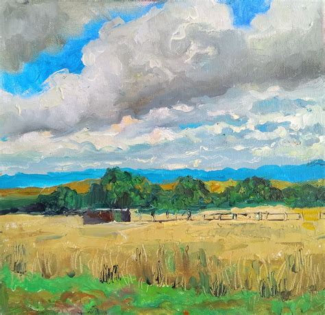 Wheat Field 2017 Oil Painting By Olga Müller Artfinder