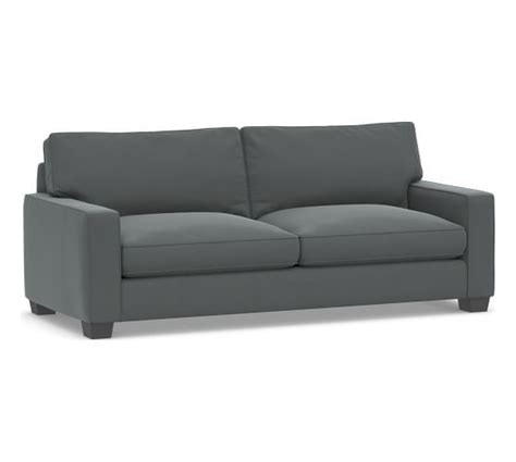Pb Comfort Square Arm Upholstered Sofa Slipcovered Sofa Upholstered