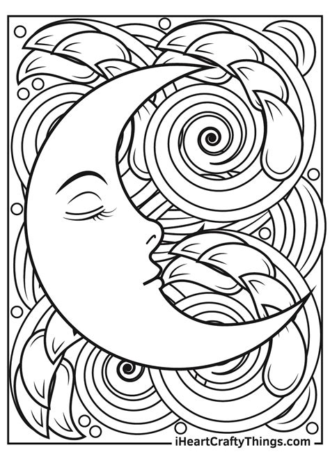 Sun And Moon Coloring Page Updated 2022 Coloring Home