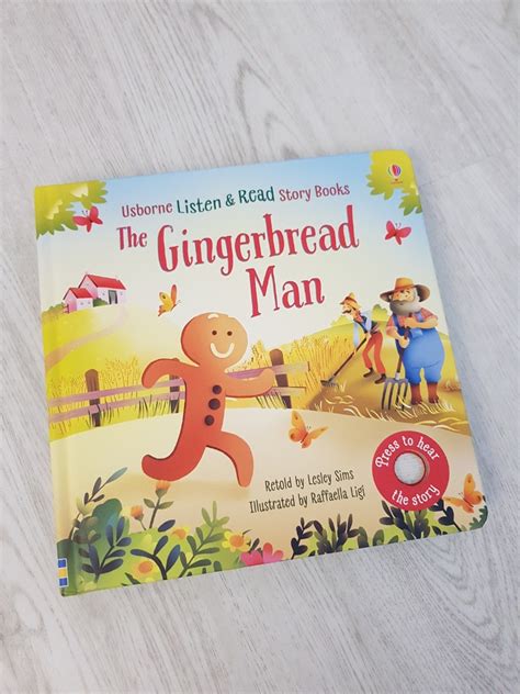 Usborne Listen And Read Story Book The Gingerbread Man Hobbies And Toys