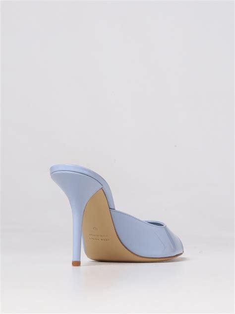 Gia Borghini Heeled Sandals For Woman Blue Gia Borghini Heeled Sandals Perni04 Online On