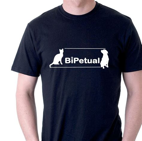 Funny T Shirt Bipetual Cat And Dog Owners For Dogs And