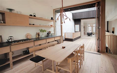 desain dapur bernuansa jepang terintegrasi  ruang makan