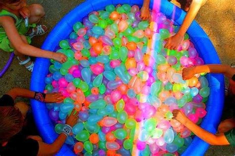Water Balloons Fights Filled With Paint Greatest Idea Ever Someone