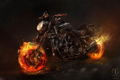 Ghost Rider 2 Bike Wallpapers Wallpaper Cave