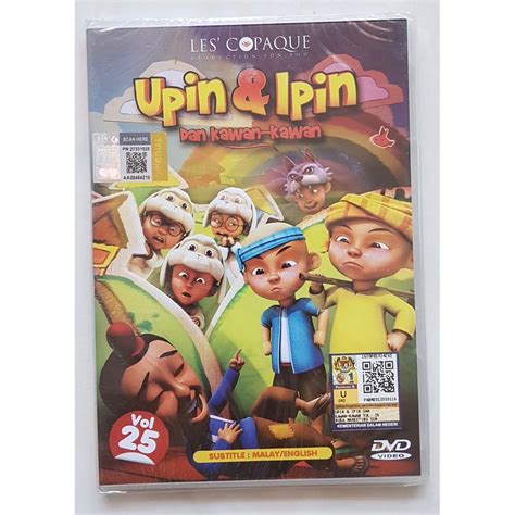 Upin Ipin Dan Kawan Kawan Vol 25 Dvd Shopee Malaysia