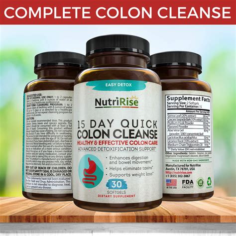 Colon Cleanser Detox For Weight Loss 15 Day Fast Acting Extra Strength Cleanse With Probiotic