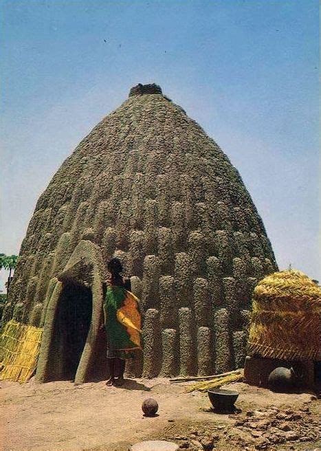 Musgum Mud Huts Or Musgum Housing Units Are Traditional Domestic Clay