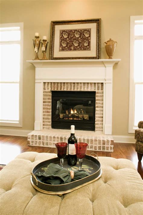 This is certainly a good idea if you're. Bring a white brick fireplace to your life and house ...