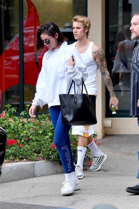 One day after justin bieber and selena gomez were spotted going to church and brunch together, it was reported that selena had split with her boyfriend november 2011: Selena Gomez and Justin Bieber Leaving Pilates Studio in ...