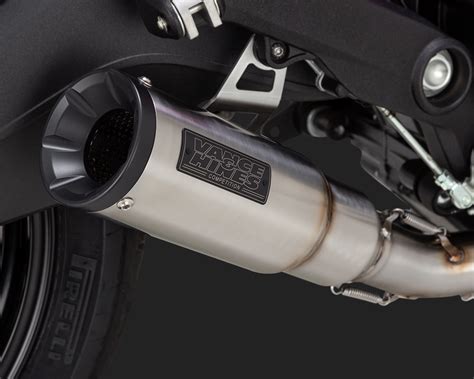Vance And Hines Hi Output Slip On Exhaust Exhaust Brushed Stainless