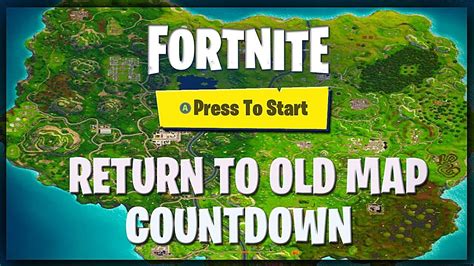 Fortnite Return To Old Map Countdown Live Fortnite Og Map Returning