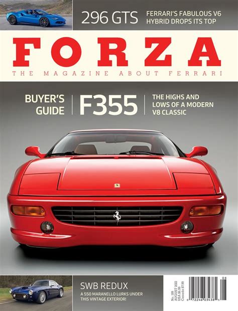 Issue 199 August 2022 Forza The Magazine About Ferrari