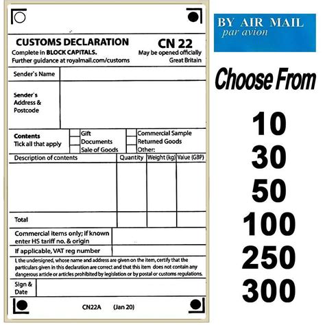 Royal Mail Customs Form Ubicaciondepersonascdmxgobmx