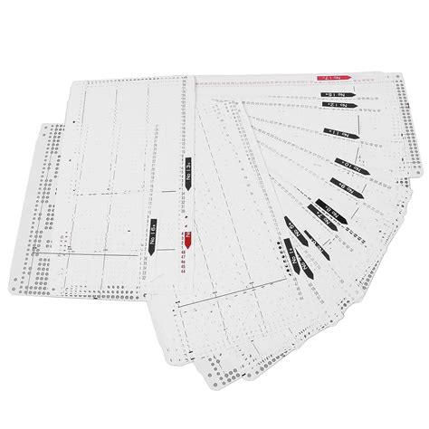 punch cards 20pcs knitting 24 stitch punch card for knitting machine flatbed