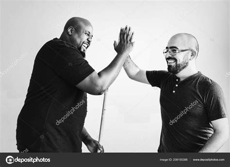 Men Giving Each Other High Five Stock Photo By ©rawpixel 208155388