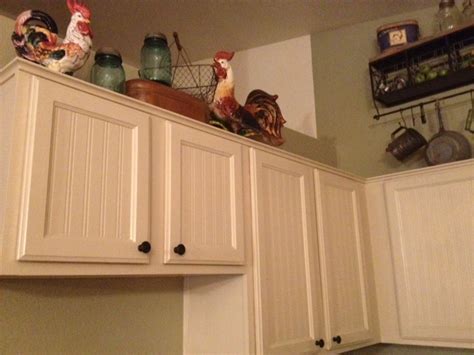 Place the beadboard pieces you have cut onto the cabinet doors putting some pressure on them as. Weathered or Not: Kitchen Cabinet Makeover Tutorial