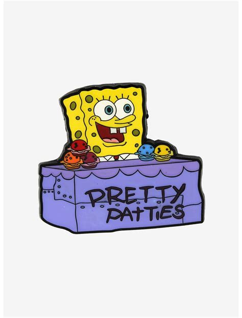Spongebob Squarepants Pretty Patties Enamel Pin Boxlunch Exclusive