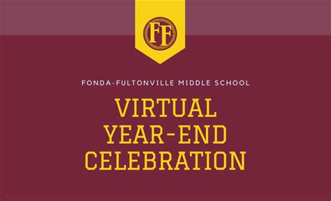 Middle School Virtual Year End Celebration And Digital Yearbook Fonda