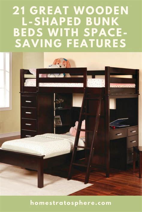 21 Great Wooden L Shaped Bunk Beds With Space Saving Features Bunk