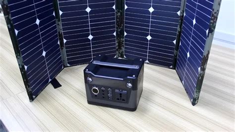 Portable Small Mini 110v 220v 300w Solar Power Station With Ac Socket