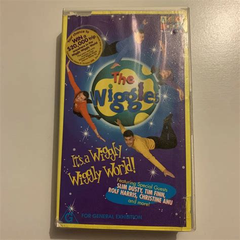 The Wiggles Its A Wiggle Wiggly World Vhs 2000 Slim Dusty Tim Fi
