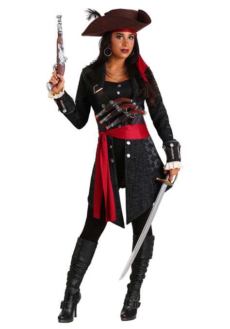 Pirates Women Pirate Captain Costumes Adult Women Pirate Costume