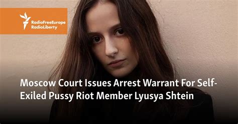 Moscow Court Issues Arrest Warrant For Self Exiled Pussy Riot Member