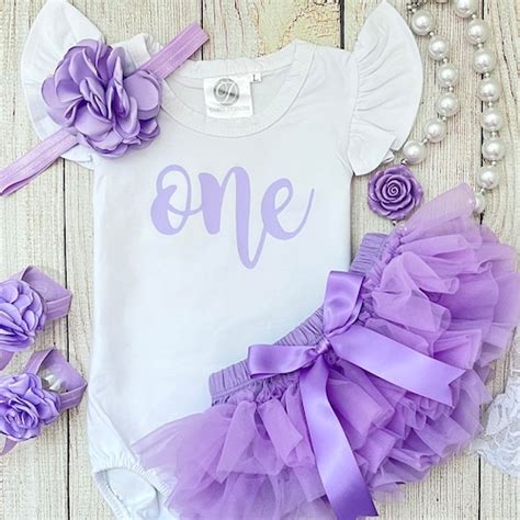 1st Birthday Girl Outfit Cake Smash Outfit 1st Birthday Etsy