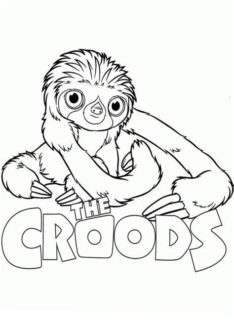Free printable the croods coloring pages. 💠Dibujos para colorear los Croods - Dibujosparacolorear.eu