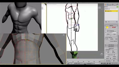 3ds Max Body Modeling Tutorial Part 1 Youtube