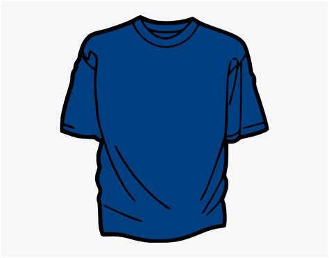 T Shirt Template Blue Svg Clip Arts Clipart Tshirt Hd Png Download