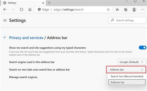 Comment Changer Le Moteur De Recherche Par D Faut Sur Microsoft Edge Tech Tribune France