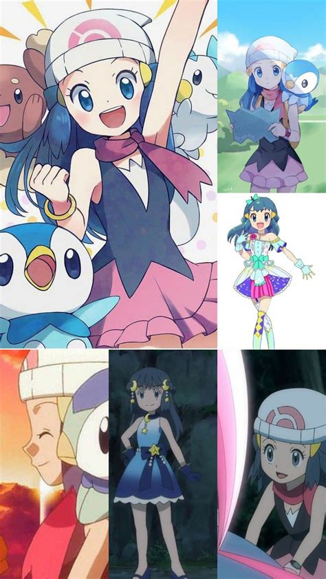 Pokegirl Dawn Hikari Pokemon Pokemon Characters Anime