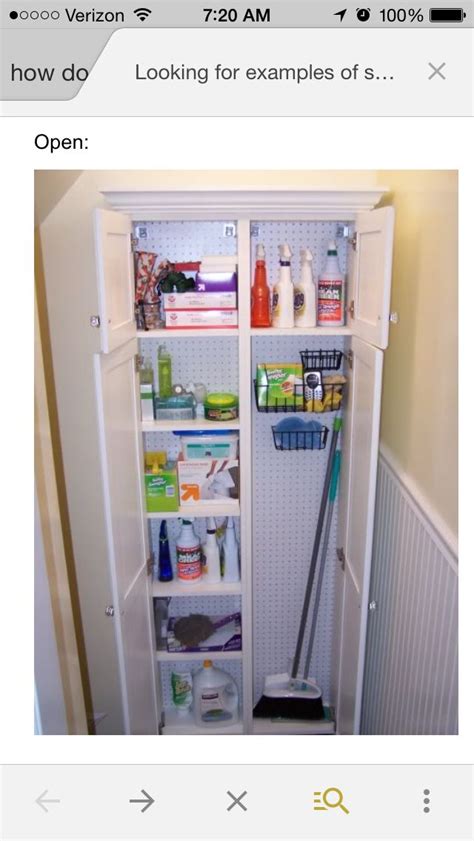 30 smart closet organizer ideas to maximize your storage space. Broom Closet | Home Decor and Organization Ideas ...