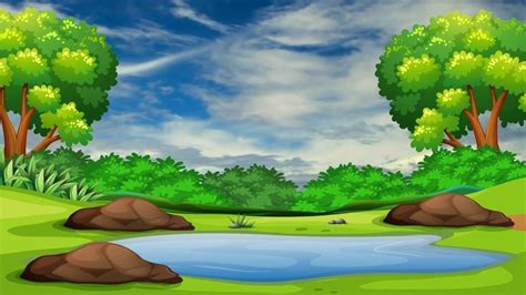 Beautiful 3d Animation With Nature Scenery 3d Background Video Effects