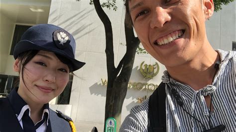Selfie With Beautiful Japanese Police Officer Youtube