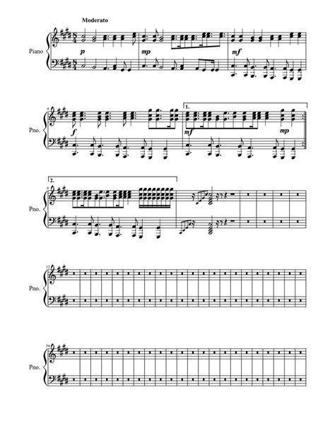 Random Music Sheet Music For Piano Solo