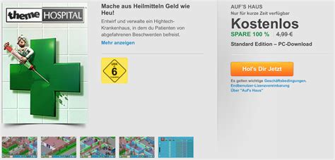 Theme hospital gratis bei origin! Aufs Haus: EA verschenkt Theme Hospital - Hardwareluxx