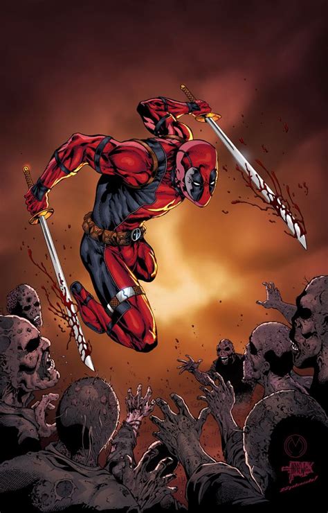 Deadpool Vs Zombies Deadpool Cómic Marvel Dead Pool