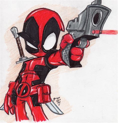 Chibi Deadpool Drawings Images And Pictures Becuo