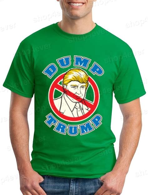 dump trump campaign t shirt funny vote no 2016 election shirts ebay