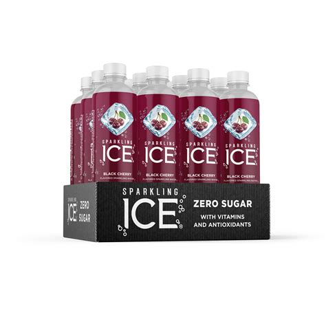 Sparkling Ice Naturally Flavored Sparkling Water Black Cherry 17 Fl