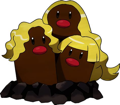 Dugtrio Alola Png Pokemon Diglett Alola Form Clipart Large Size Png