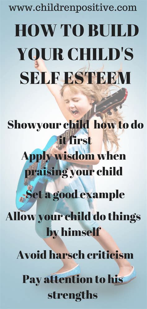 How To Build Your Childs Self Esteem From Childhood Positive
