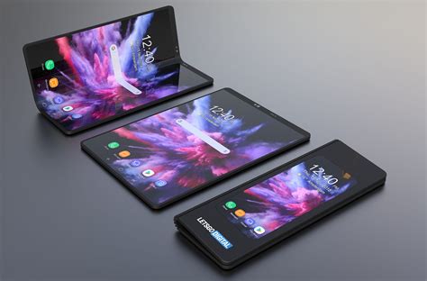 Samsung Foldable Smartphone 3d Renders Letsgodigital