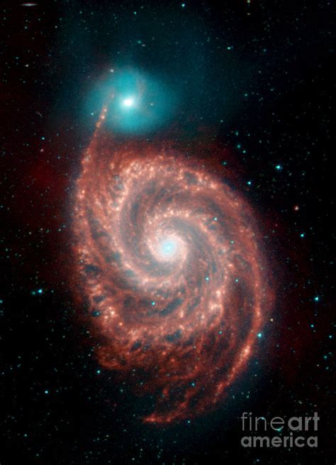Whirlpool Galaxy M51 Ngc 5194 Photograph By Science Source Fine Art