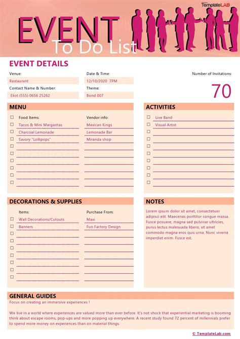27 Printable To Do List And Checklist Templates Excel Word Pdf